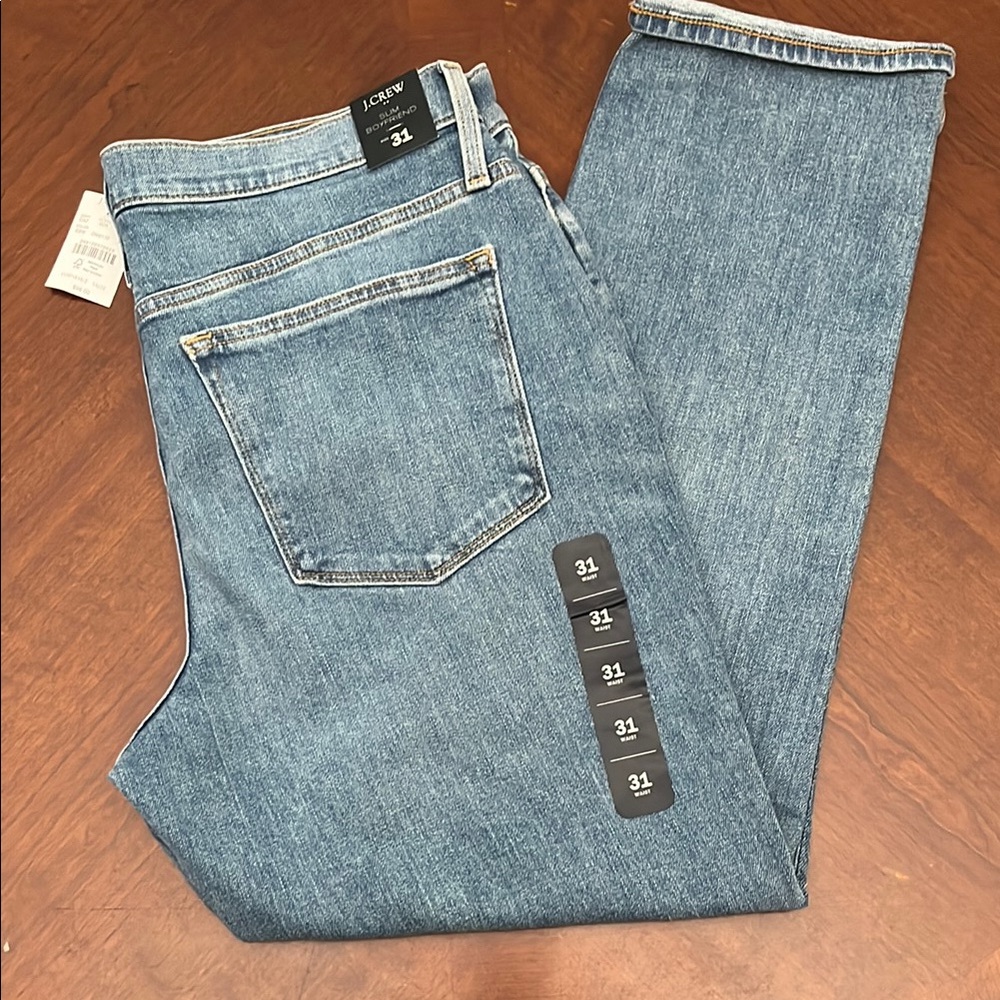 J. Crew Women’s Slim Boyfriend Denim Straight Jeans